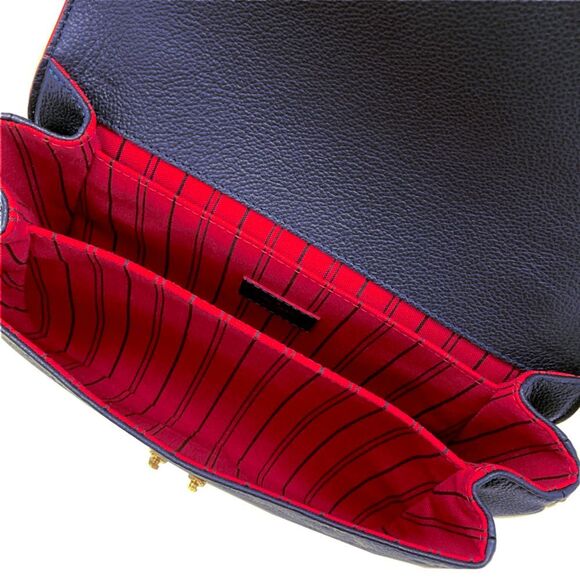 Louis Vuitton Shoulder Bag Pochette Metis MM Marine Rouge - Picture 6 of 8